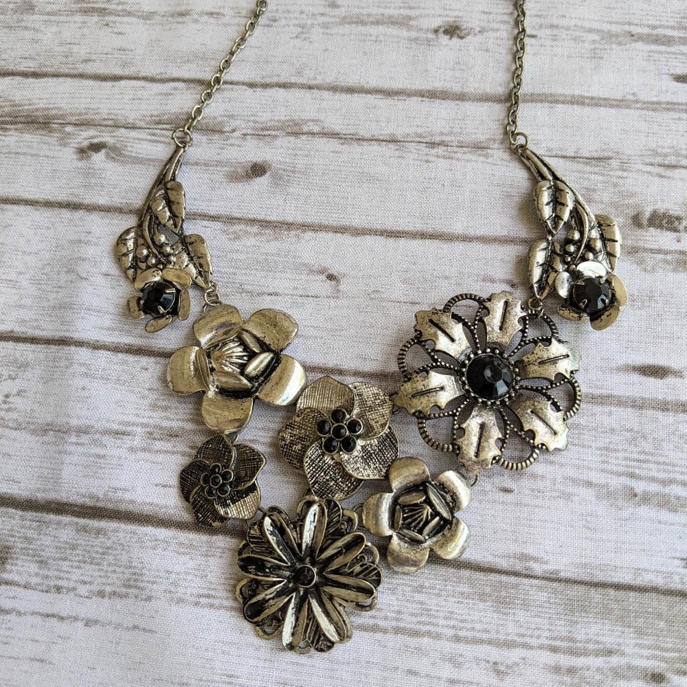 Flower Statement Necklace